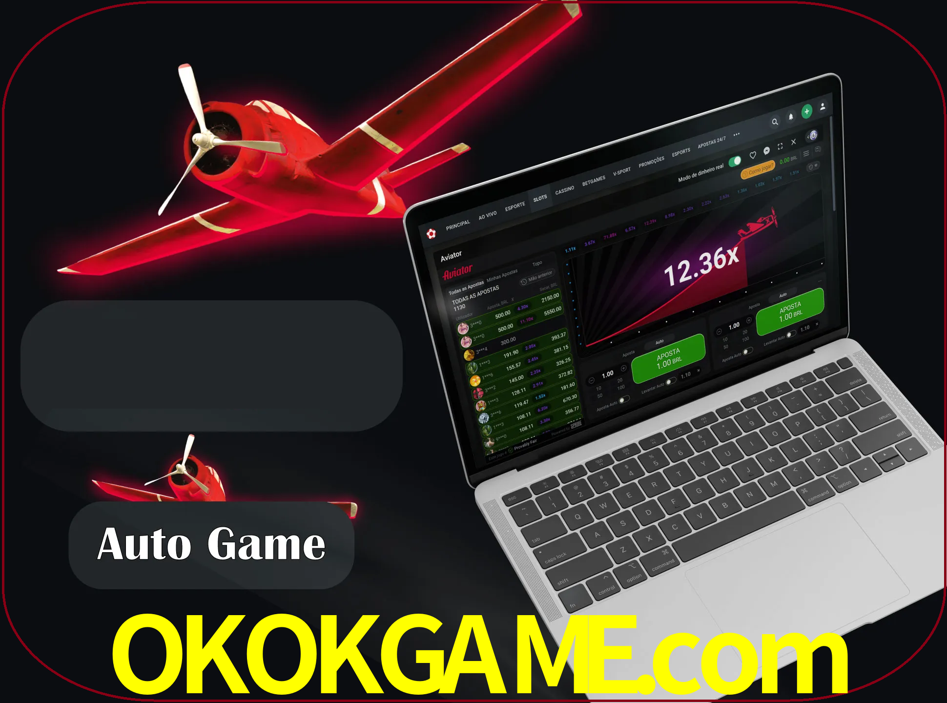 No modo automático, os jogos apostam e sacam seu dinheiro automaticamente.