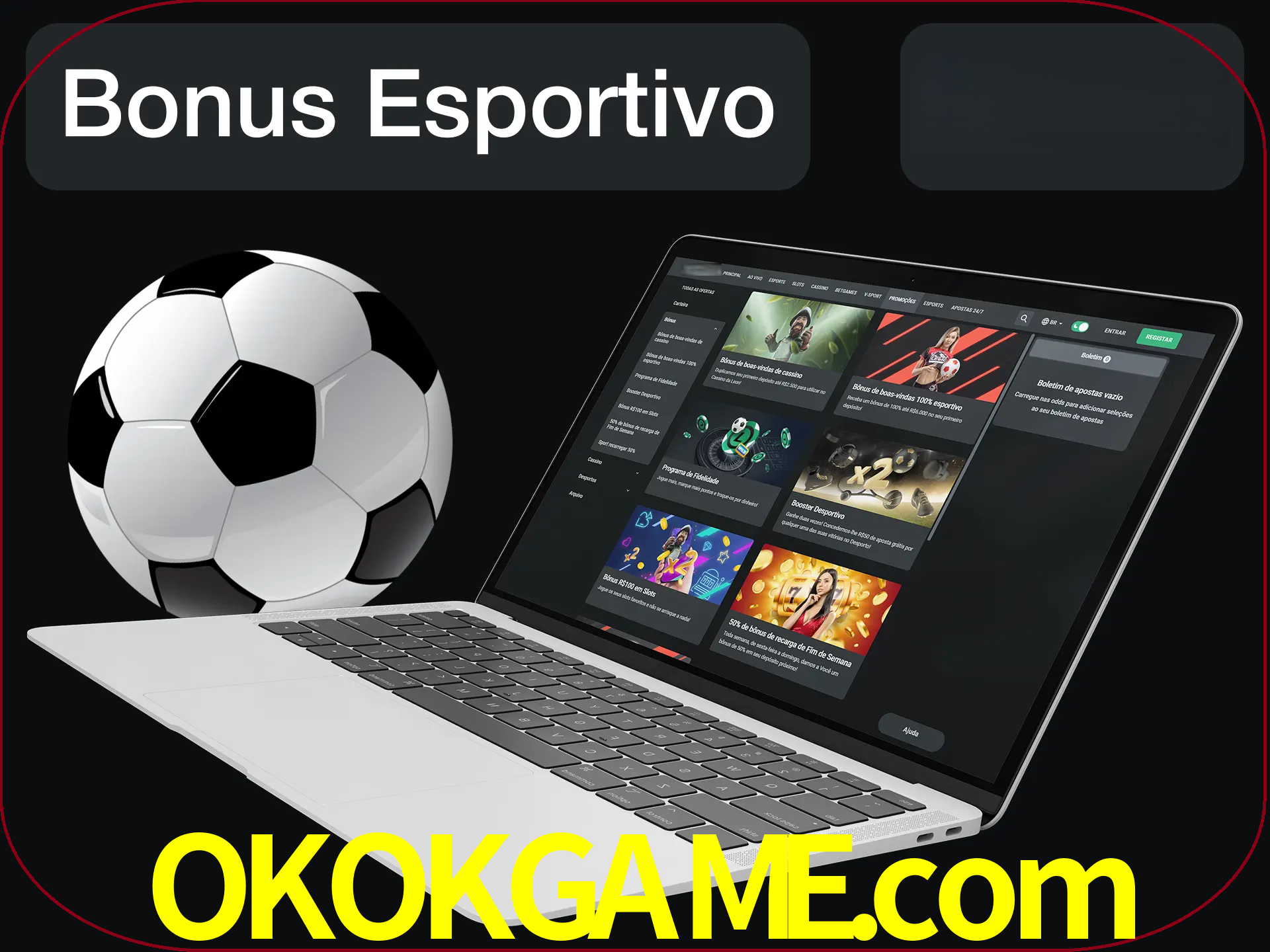 Antes de começar a apostar, use o bônus esportivo.